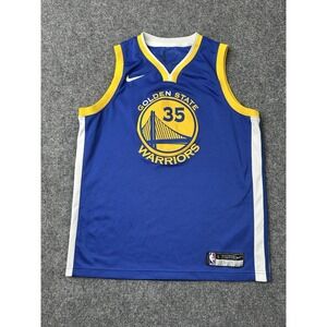Young Basketball Nike Golden State Warriors Durant Blue Jersey, Size L (14–16)
